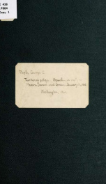 Territorial policy. Speech of Hon. George E. Pugh, of Ohio, in reply to Messrs. Iverson and Green, in the Senate of the United States, Wednesday, January 11, l860_cover