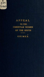 Appeal to the Christian women of the South_cover