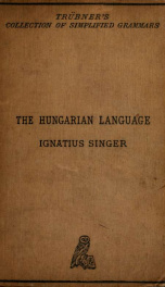 Simplified grammar of the Hungarian language_cover
