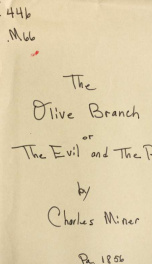 The olive branch;_cover