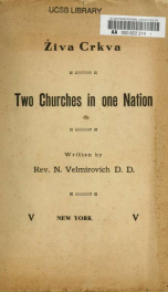 Two Churches in one nation;_cover