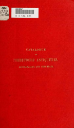 Catalogue of the prehistoric antiquities from Adichanallur and Perumbair_cover