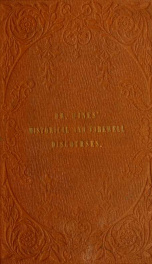 Historical discourse, commemorative of the Presbyterian Church of Upper Ten-Mile, Pa., delivered March 29, 1859_cover