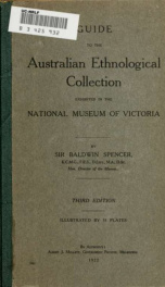 Guide to the Australian ethnological collection exhibited in the National Museum of Victoria_cover