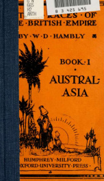 The native races of Australasia: Australia - Tasmania - New Zealand_cover