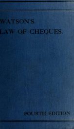 The law relating to cheques_cover