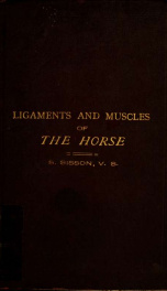 Ligaments and muscles of the horse_cover