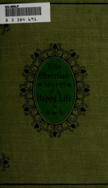 The Christian's secret of a happy life [microform / ]_cover