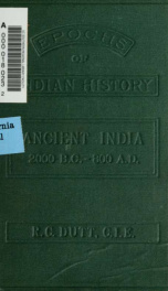 Ancient India, 2000 B.C.-800 A.D._cover