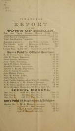 Annual city report, Berlin, New Hampshire 1882_cover