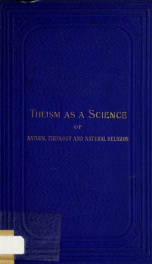 Theism as a science of natural theology and natural religion_cover