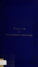 Theism, or, The religion of common sense_cover