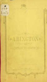 A description that splendid estate ... of the Alexander family, known as Abington .._cover