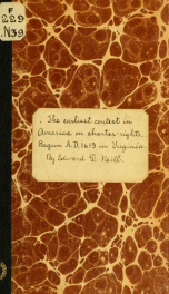 The earliest contest in America on charter-rights_cover
