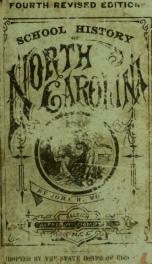 School history of North Carolina, from 1584 to the present time_cover