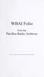 WBAI folio 1 no. 11_cover