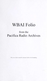WBAI folio 1 no. 10_cover