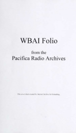 WBAI folio 1 no. 6_cover