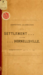 The early history of Hornellsville, Steuben County_cover