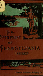 The settlement of Pennsylvania_cover