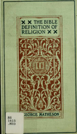 The Bible definition of religion_cover