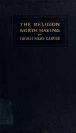 The religion worth having_cover