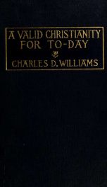 A valid Christianity for to-day_cover