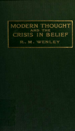 Modern thought and the crisis in belief_cover