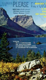 Report to the Governor on a Public Forum on the Future of Montana's Economy, February 18-19, 1977, featuring E. F. Schumacher ... [et al.] 1977_cover