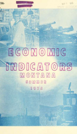Montana economic indicators 1975 V. 4, NO. 2_cover