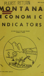 Montana economic indicators 1974 V. 3, NO. 2_cover
