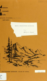 Montana economic study: staff [studies] 1970 V. 2_cover