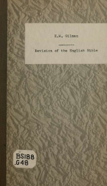 Revision of the English Bible_cover