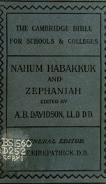 The books of Nahum, Habakkuk and Zephaniah_cover