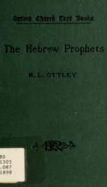 The Hebrew prophets_cover