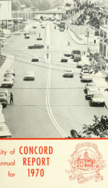 Annual report of the receipts and expenditures of the city of Concord 1970_cover