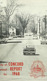 Annual report of the receipts and expenditures of the city of Concord 1968_cover