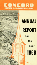 Annual report of the receipts and expenditures of the city of Concord 1956_cover