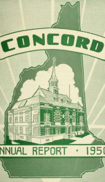 Annual report of the receipts and expenditures of the city of Concord 1950_cover