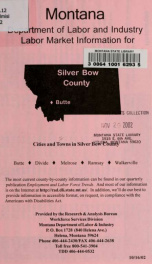 Labor market information for Silver Bow County 2002_cover