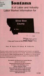 Labor market information for Silver Bow County 2000_cover