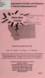 Labor market information for Silver Bow County 1999_cover