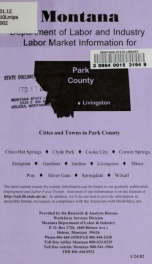 Labor market information for Park County 2002_cover