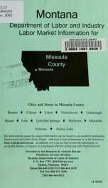 Labor market information for Missoula County 2002_cover