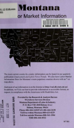 Montana labor market information 2001_cover