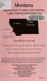 Labor market information for Lake County 2002_cover