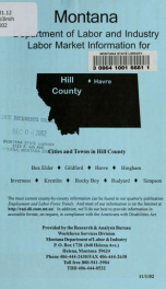 Labor market information for Hill County 2002_cover
