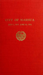 Report of the receipts and expenditures of the City of Nashua 1975-1976_cover