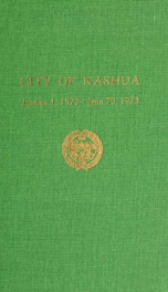 Report of the receipts and expenditures of the City of Nashua 1972-1973_cover