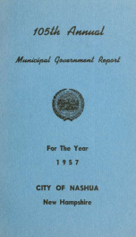 Report of the receipts and expenditures of the City of Nashua 1957_cover